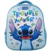 Luna: Must Team 3D Stitch zainetto per lasilo arrotondato 26x10x32 cm
