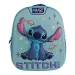 Luna: Must Team 3D Stitch zainetto per lasilo arrotondato con fantasia spaziale 26x10x32 cm