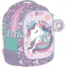 Luna: Must Team Unikornis zaino scolastico arrotondato a 3 scomparti, 32x18x43cm