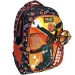 Luna: Must Team zaino scolastico arancione-blu con motivo basket, arrotondato, 3 scomparti, 32x18x43cm