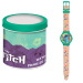 Luna: Orologio analogico di Lilo &amp; Stitch in scatola di metallo decorativa