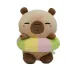 Luna: Peluche Capybara Squishcuties in ciambella colorata 21 cm