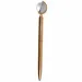 Luna: Penna a sfera blu con mappamondo girevole, disponibile in 2 varianti, 1 pezzo