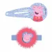 Luna: Peppa Pig Accessori per capelli con cerchietto, set da 3 pezzi