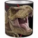 Luna: Portapenne da tavolo in metallo a forma di cilindro con dinosauri di Jurassic World 10x11cm
