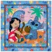 Luna: Puzzle colorabile incorniciato da 64 pezzi con Stitch in atmosfera hawaiana
