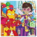 Luna: Puzzle magnetico 3x20 pezzi con Spidey e i suoi amici