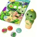 Luna: Set di 100 adesivi con dinosauri con timbro a tema dinosauro