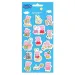 Luna: Set di adesivi 3D gonfi Peppa Pig su foglio da 10x22 cm
