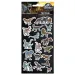 Luna: Set di adesivi 3D morbidi Jurassic World su foglio da 10x22 cm