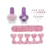 Luna: Set manicure Go-Go Glam con unghie finte e smalto per unghie, 5 pezzi
