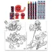 Luna: Spider-Man - set da colorare da 12 pezzi