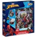 Luna: Spider-Man 2-in-1 puzzle da colorare con cornice, 64 pezzi