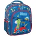 Luna: Zainetto per asilo Must Team dinosauri arrotondato a 2 scomparti 27x10x31cm
