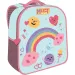 Luna: Zainetto per lasilo Must Team 3D con motivo arcobaleno, 26x10x32 cm