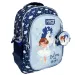 Luna: Zaino Must Team Believe in Magic con unicorni arrotondato a 3 scomparti 32x18x43cm