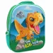 Luna: Zaino scolastico arrotondato Jurassic World 3D, zaino 26x10x32cm