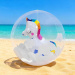 Luna: pallone da spiaggia a tema unicorno