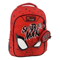 Luna: zaino scolastico Must Team Spider-Man rosso, con bordi arrotondati, a 3 scomparti, 32x18x43 cm immagine 1