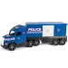 Magic Truck: Camion della polizia con lampade fluorescenti 81cm - Wader