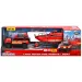 Majorette: Land Rover camion dei pompieri con barca, effetti luminosi e sonori 33cm - Simba Toys