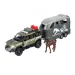 Majorette: Land Rover con rimorchio per trasporto cavalli con luci e suoni - Simba Toys