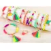 Make it Real: Set di gioielli - Pom-pom neon chic
