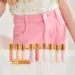 Make it Real: set di 10 lucidalabbra rosa e oro 3C4G