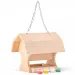Mangiatoia per uccelli in legno con vernice - Woodyland