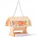 Mangiatoia per uccelli in legno con vernice - Woodyland