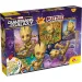 Marvel Groot 2 in 1 puzzle da 250 pezzi e libro da colorare 50x35cm - Lisciani