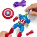 Marvel Mix Mashers: Avengers Capitano America figura con accessori - Hasbro