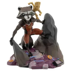 Marvel Rocket e Groot figura giocattolo da 8 cm con base - Bullyland