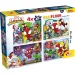 Marvel Spidey 2 in 1 maxi puzzle 4x48 pezzi e album da colorare 35x25cm - Lisciani