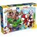 Marvel Spidey 2 in 1 maxi puzzle da 24 pezzi e album da colorare 70x50cm - Lisciani