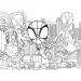 Marvel Spidey 2 in 1 puzzle da 24 pezzi e album da colorare 35x25 cm - Lisciani