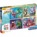 Marvel Spidey 4 in 1 Supercolor puzzle - Clementoni