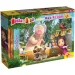 Masha e l’orso bagno puzzle maxi da pavimento 24 pezzi 70x50cm - Lisciani