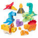 Melissa &amp; Doug Blockables, gioco di costruzione a tema dinosauri, 69 pezzi
