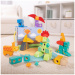 Melissa &amp; Doug Blockables, gioco di costruzione a tema dinosauri, 69 pezzi