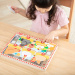 Melissa &amp; Doug Push to Pop Puzzle – Galline felici puzzle educativo in legno - Spin Master