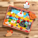 Melissa &amp; Doug Push to Pop Puzzle – Galline felici puzzle educativo in legno - Spin Master