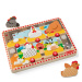 Melissa &amp; Doug Push to Pop Puzzle – Galline felici puzzle educativo in legno - Spin Master
