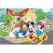 Mickey Mouse 2 in 1 maxi puzzle da 2x12 pezzi e album da colorare - Lisciani