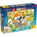 Mickey Mouse 2 in 1 maxi puzzle e libro da colorare da 60 pezzi, 70x50 cm - Lisciani