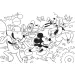 Mickey Mouse 2 in 1 puzzle da 250 pezzi e album da colorare 50x35 cm - Lisciani