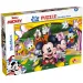 Mickey Mouse 2 in 1 puzzle da 48 pezzi e album da colorare 35x25 cm - Lisciani