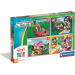 Mickey e i suoi amici 4 in 1 Supercolor puzzle - Clementoni