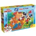 Mickey e i suoi amici puzzle e libro da colorare 2 in 1, 108 pezzi, 70x50 cm - Lisciani