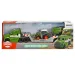 Micro camion di trasporto con trattore Fendt e pressa per balle - Dickie Toys